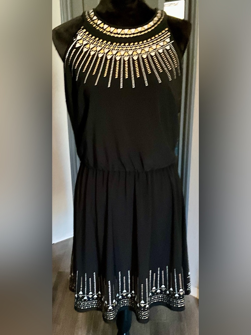 White House Black Market Black Dress Size Small